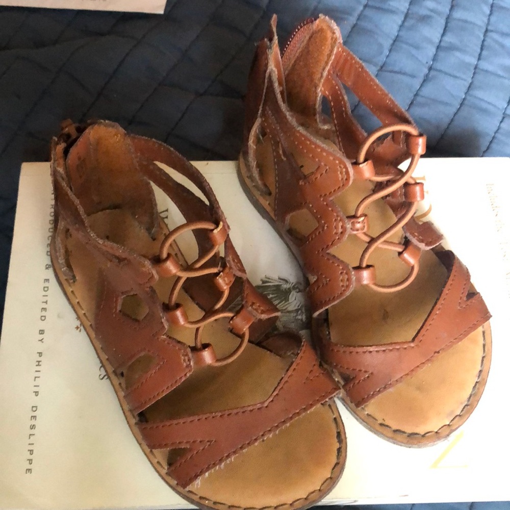 Toddler girl gladiator sandals